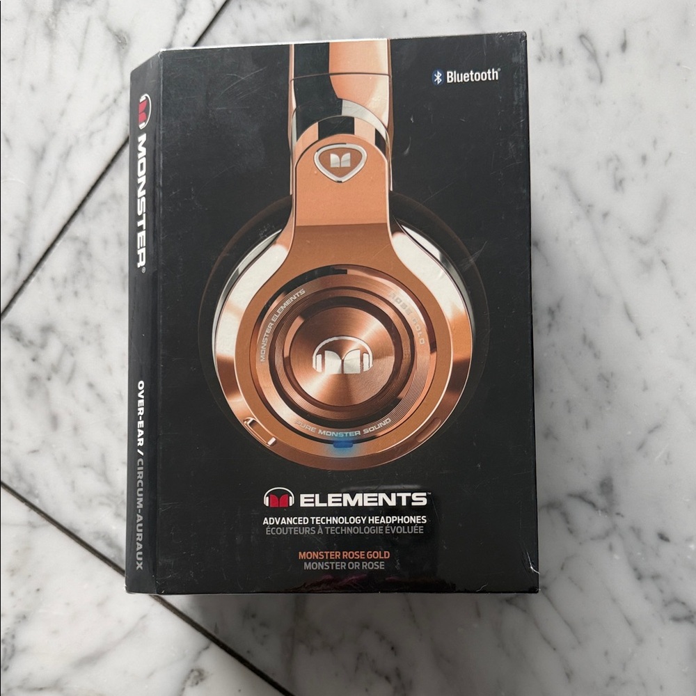 Elements Rose Gold Bluetooth Headphones